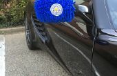 Espejo retrovisor calcetines para tu coche - apoyo Leicester City en estilo