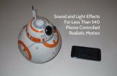 BRICOLAJE teléfono Bluetooth controlado BB-8 droide con Arduino UNO