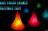 Cambio de color pequeño árbol de Navidad