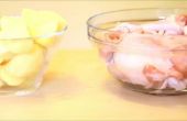Pollo al limón griego y la patata cueza al horno
