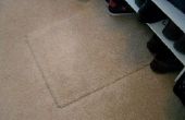 Localización de las vigas del piso debajo de la alfombra