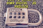 Caliente a Crack un AIWA Digital-35 candado