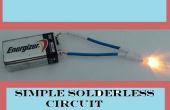 Cómo construir un Simple circuito sin soldadura. 