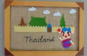 La Sen en arpillera ropa tailandesa y fieltro artesanal