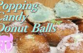 Bolas de azul Donut palomitas de caramelo receta de comida diablos