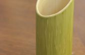 Limpiar, elegantes copas de bambú