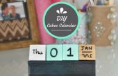 Calendario de cubos DIY