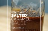 Cómo hacer salsa de caramelo salado