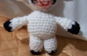 Una muñeca vestida como un cordero (amigurumi)