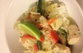 Frugal comida: Verde Pollo Curry tailandés
