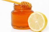 Miel y limón home remedio para la gripe, resfriados o aliviar