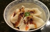 China bolas de masa hervida dos maneras con Sichuan salsa