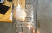 Personalizado Laser grabado al agua fuerte pinta vidrio ahorrar cientos de dólares