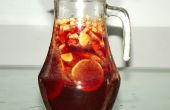 Refrescante "Sangría" - vino y refresco de frutas