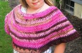 Poncho de "Recesión": Cómo Crochet Poncho infantil - 8 pasos fáciles y rápidos