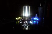 Angelpunk escritorio Lámpara de luz de Tesla de la noche