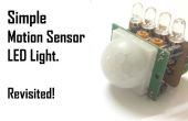 Como hacer un Sensor de movimiento Simple Led luz (concepto reencontrado) (PIR)