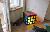 Lámpara cubo de Rubiks