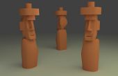 Papercraft Moai