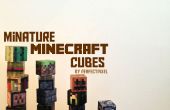 Cubos de Minecraft miniatura! 