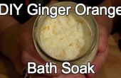 Ginger Orange Detox baño Soak