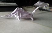 Dragon de origami (dragón de fuego)