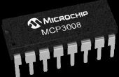 Naranja Pi un Analog Devices usando MCP3008 vía SPI