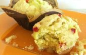 Muffins engañosas (Wasabi jengibre con Chiles caliente!) 