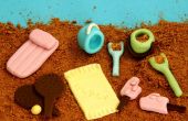 Cómo crear Mini playa de comestibles para decoración de pasteles