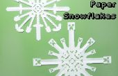 Los copos de nieve papel de Minecraft