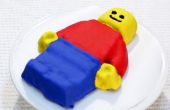 Hacer un pastel de hombre Lego