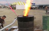 Incinerador del barril