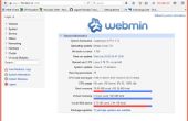 Administrador de archivos haciendo trabajar en Webmin