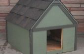 Construir tu propia casa de perro - perro pequeño casa de 24 "x 30"