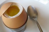 Gastronomía molecular - postre de huevo falso