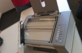 Cómo desmontar la impresora (escáner, Fax)