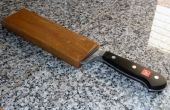 Vaina de madera para cuchillo de cocinero
