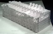 El Pompidou Pop up tarjetas Kirigami Origamic Architecture Beaubourg plegable