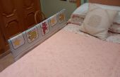 Barreras anticaída para la cama usando PVC