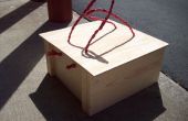 Cajón de madera con tapa