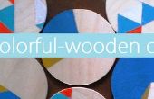 ¿Portavasos de colores madera DIY