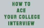 Que Ace tu entrevista de admisión del Colegio
