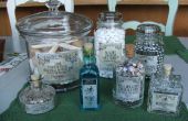 Steampunk, Victorian, botellas de boticario de científico loco