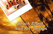Efecto playa Nail Art Design