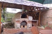 Brick pizza oven