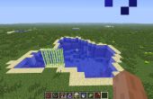 Cómo hacer un lago artificial realista en Minecraft. 