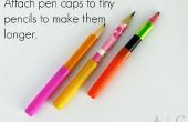 Una manera de usar lápices pequeños