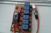 EL alambre - Arduino Mini Pro - relé controlador módulo 6 canales