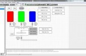 Mezclador de tinte Plc/simulación del programa
