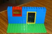 Construcción el frente de una casa de Lego